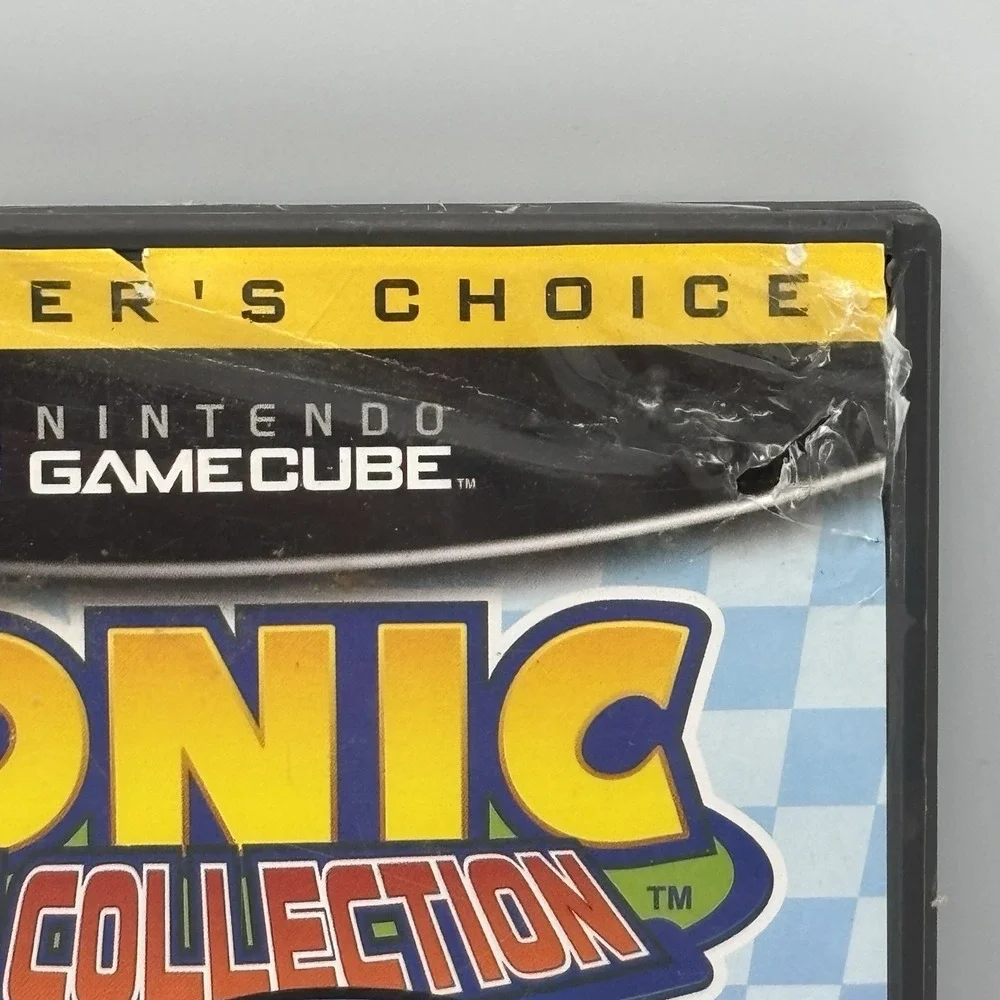 Sonic Mega Collection Nintendo GameCube Player's Choice 2002 CIB Untested T-136